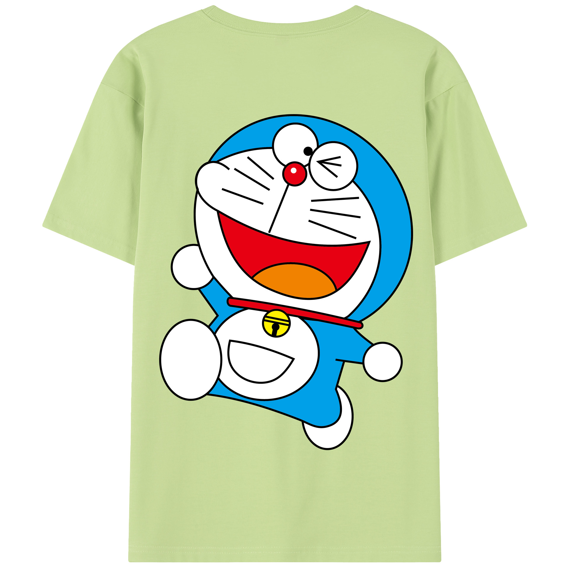 （画像用） ドラえもん Doraemon 綿100％半袖Tシャツ（背面プリント）
